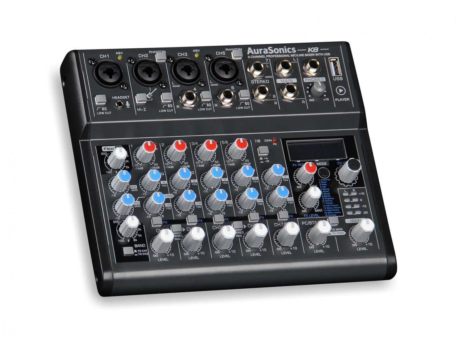 AuraSonics K8 компактный микшерный пульт в Хакасии
