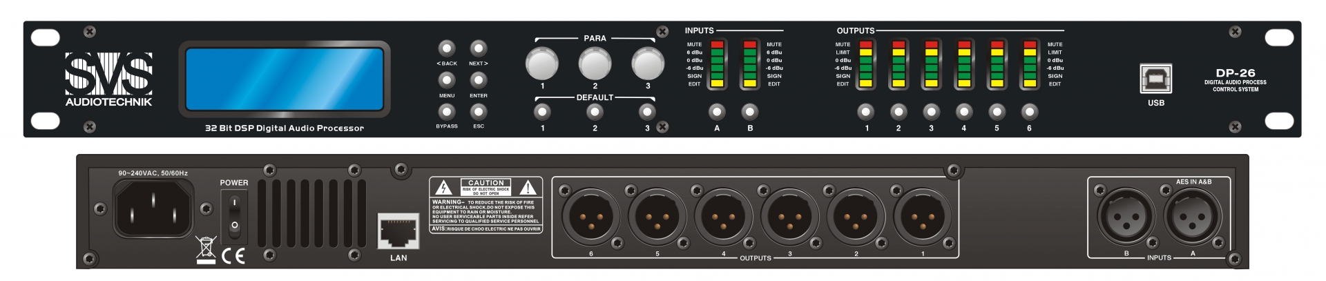 SVS Audiotechnik DP-26 Цифровой процессор: 2 входа 6 выходов в Хакасии