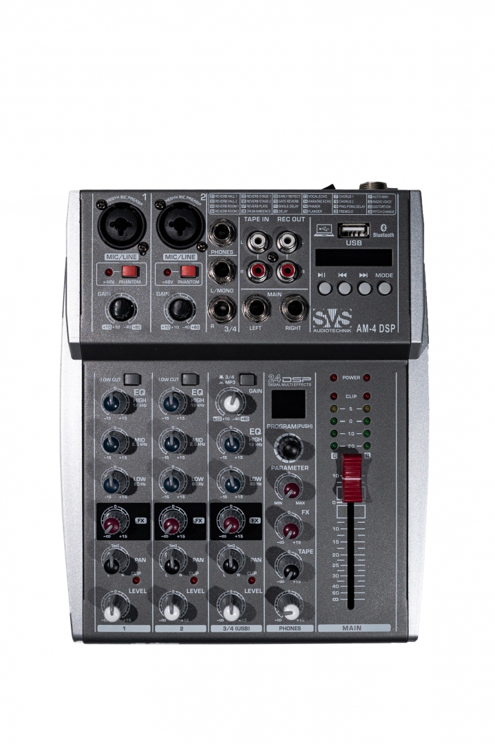 SVS Audiotechnik mixers AM-4 DSP Аналоговый микшерный пульт, 4-канала в Хакасии