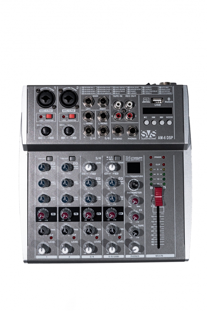 SVS Audiotechnik mixers AM-6 DSP Микшерный пульт аналоговый, 6-канальный SVS Audiotechnik mixers в Хакасии
